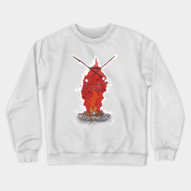 Burning Calories Crewneck Sweatshirt by Jarrodjvandenberg